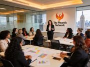 Chapter 2: The Phoenix Network Phoenix Network women entrepreneurs meeting in Manhattan conference room - revenge romance chapter 2