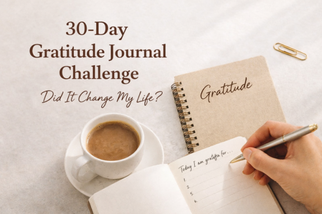 Daily gratitude habit for mental clarity