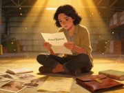 Chapter 6: The Letter That Changed Everything Emma Blackwood sitting in warehouse reading grandfather's letter - family secrets revenge romance chapter 6