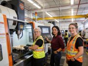 Chapter 9: Clara Joins Me Clara Williams supervising diverse women workers in Brooklyn manufacturing facility - revenge romance chapter 9