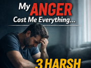 3 Times I Learned the Hard Way About Anger (And What It Taught Me About Control) man sitting alone reflecting after argument emotional story