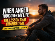 When Anger Took Over My Life — And the Hard Lesson That Finally Changed Me person reflecting after anger emotional control lesson