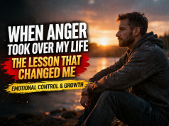 When Anger Took Over My Life — And the Hard Lesson That Finally Changed Me person reflecting after anger emotional control lesson