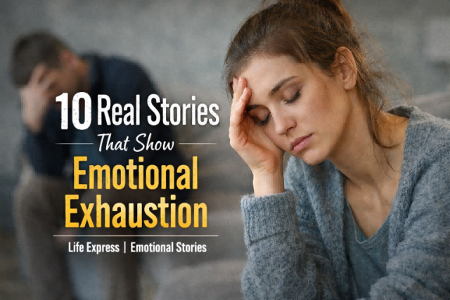 Woman feeling overwhelmed with emotional exhaustion, reflecting stress and fatigue.
