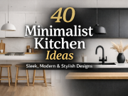 40 Minimalist Kitchens With Maximum Style Modern minimalist kitchen with white cabinets