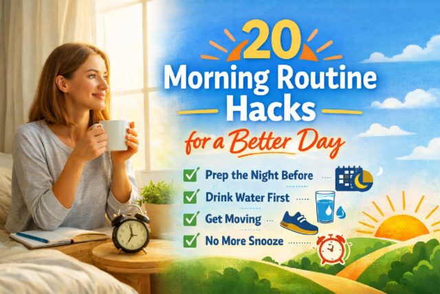 morning routine hacks for a better day