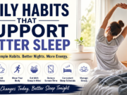 10 Daily Habits That Help You Sleep Better Every Night morning sunlight routine for better sleep