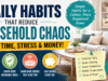 How to Reduce Household Chaos with Simple Habits (Save Time & Money Daily) daily habits to reduce household chaos and save money at home