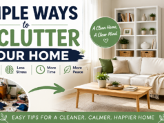 10 Simple Ways to Declutter Your Home Fast decluttering a messy home step by step