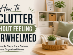 Feeling Overwhelmed by Clutter? Here’s How to Fix It Step by Step decluttering small space step by step
