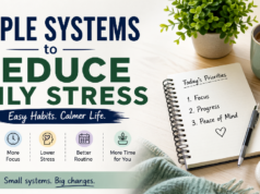 10 Simple Systems to Reduce Daily Stress and Feel More in Control decluttering tips that save time