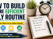 How to Build a More Efficient Daily Routine (That Actually Works) morning routine hacks
