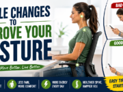 7 Simple Changes to Improve Your Posture and Reduce Pain correct sitting posture at desk