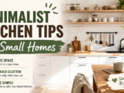 10 Minimalist Kitchen Tips for Small Homes That Actually Work minimalist kitchen in small home with clean counter