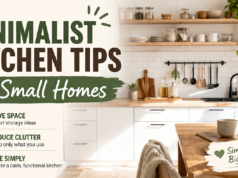 10 Minimalist Kitchen Tips for Small Homes That Actually Work minimalist kitchen in small home with clean counter