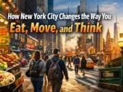 How New York City Changes the Way You Eat, Move, and Think New York City street scene showing everyday urban lifestyle
