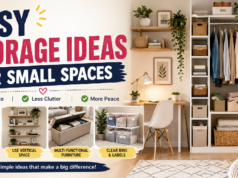 Easy Storage Ideas for Small Spaces That Actually Work easy storage ideas for small spaces in apartment