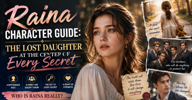 I Have Five Kick-Ass Brothers Character Guides Raina