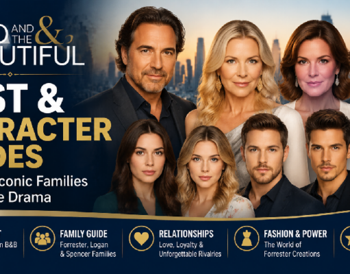 Bold and the Beautiful Cast and Character Guides: Meet the Iconic Characters Behind the Legendary Soap Opera Bold and the Beautiful cast and character guide featuring Brooke Logan, Ridge Forrester and Steffy Forrester